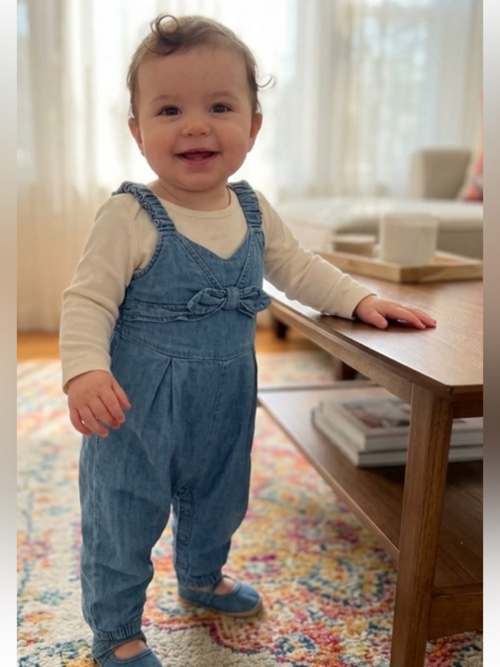 Habitual Baby Girl Jumpsuit Overalls Size 12 Months